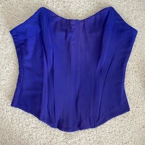 Royal blue Princess Polly corset top